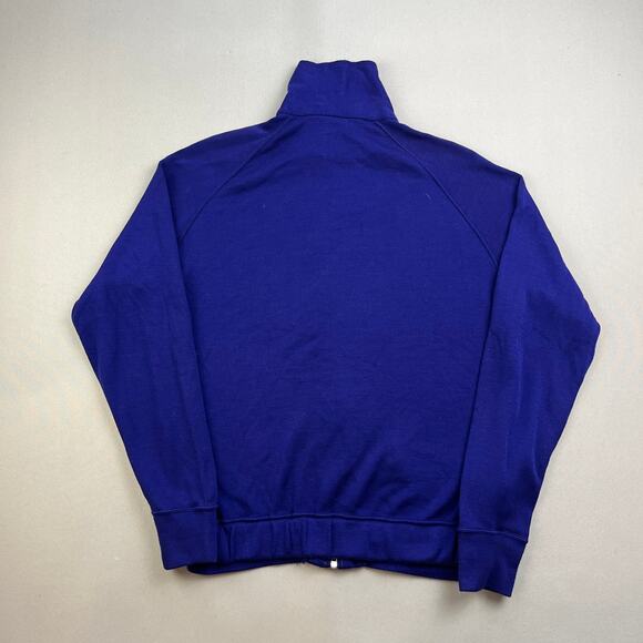 Vintage Collegiate Pacific Track Jacket Womens Medium Navy Blue Full Zip Jogger - Picture 3 of 9